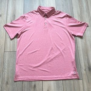 Cremieux Performance Berry Stretch Short Sleeve Polo Shirt